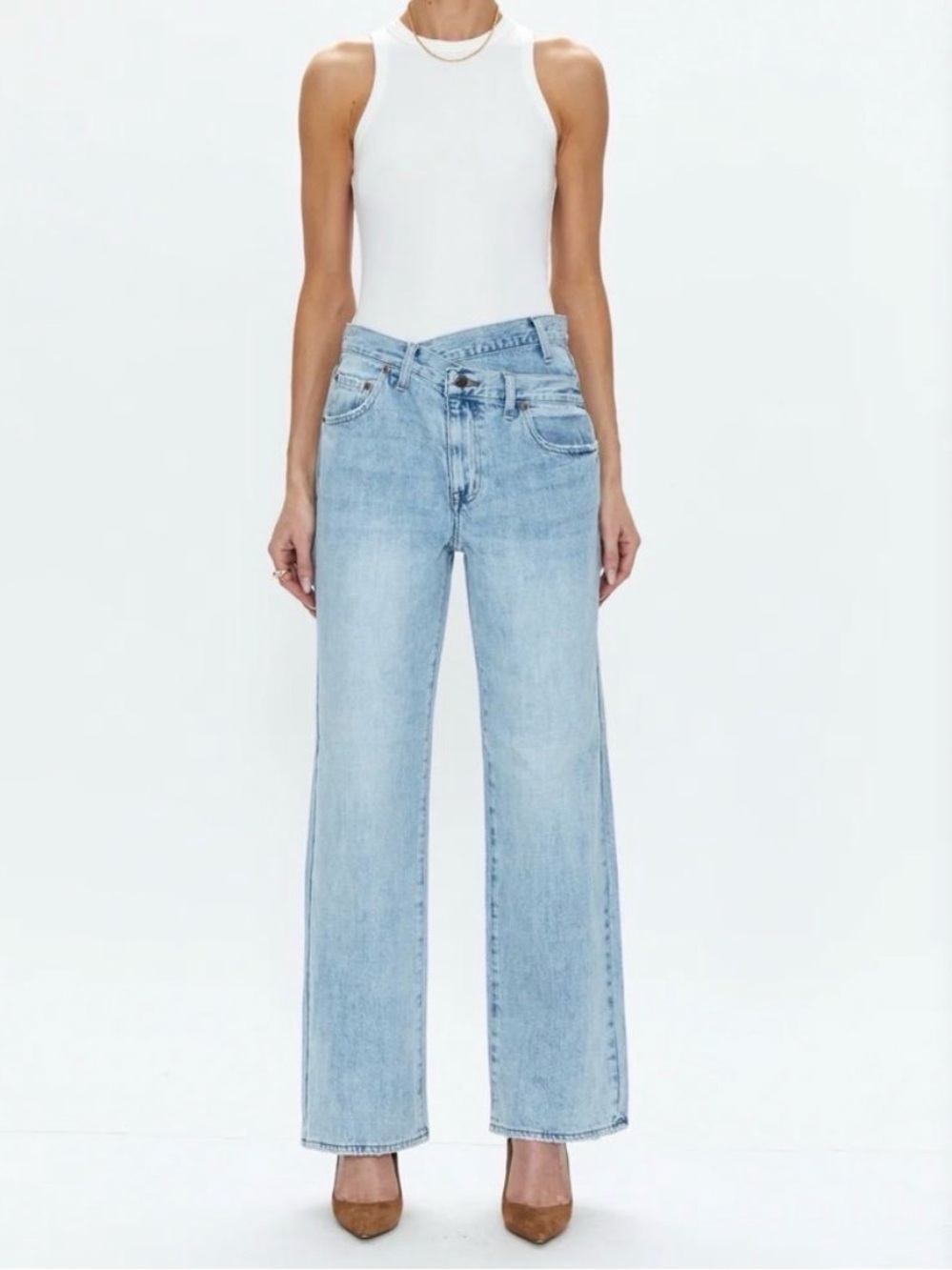 Pistola Light Wash Straight Leg Women’s Jeans
